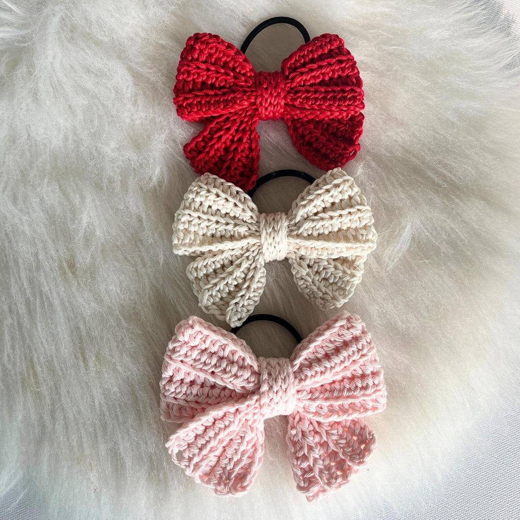Set of 3 - Bowtie Hairbands