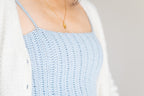 Shoulder Tie Crop Top