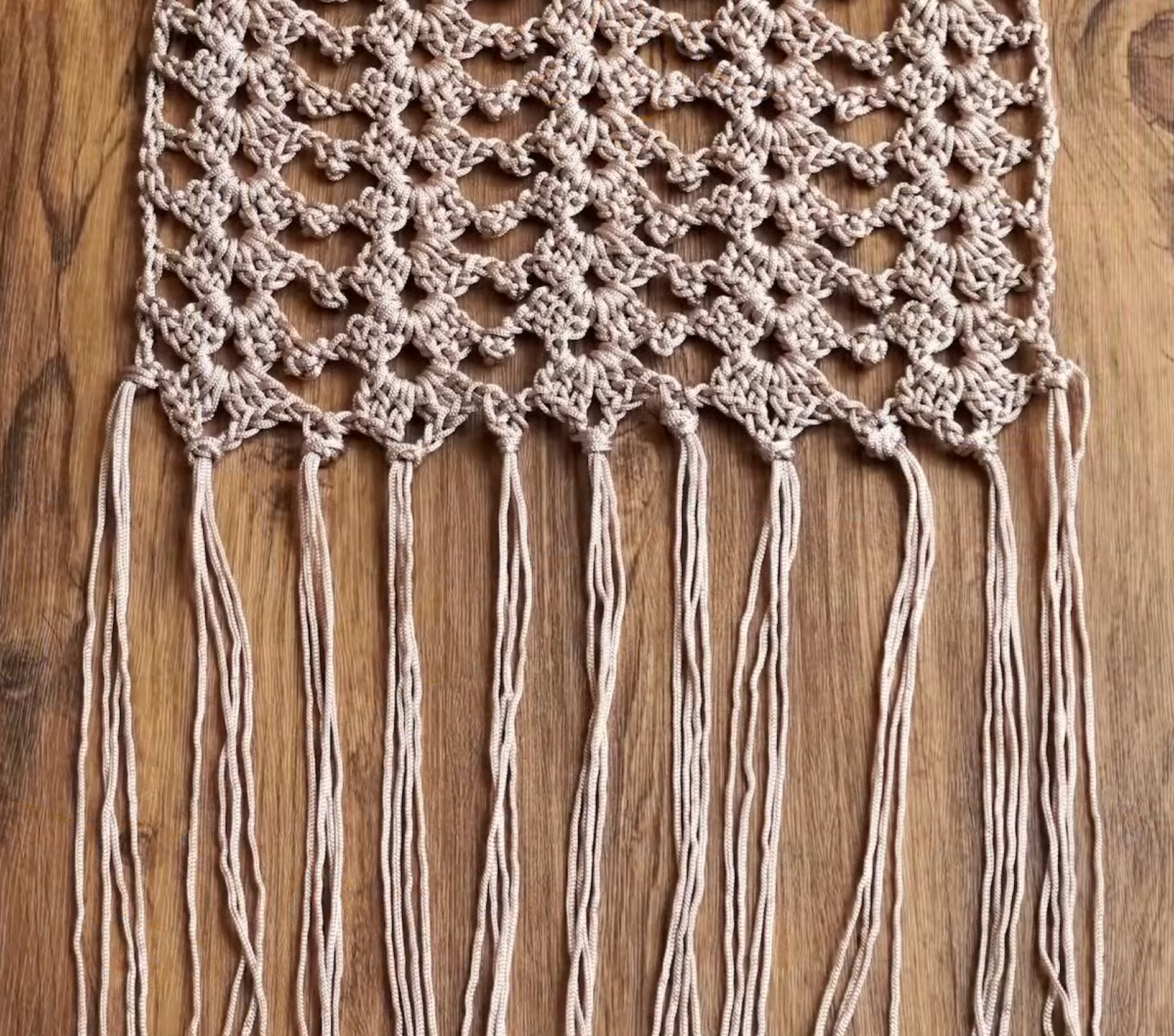 Brown Crochet Table Runner