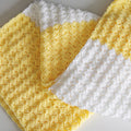 White and Yellow Baby Blanket