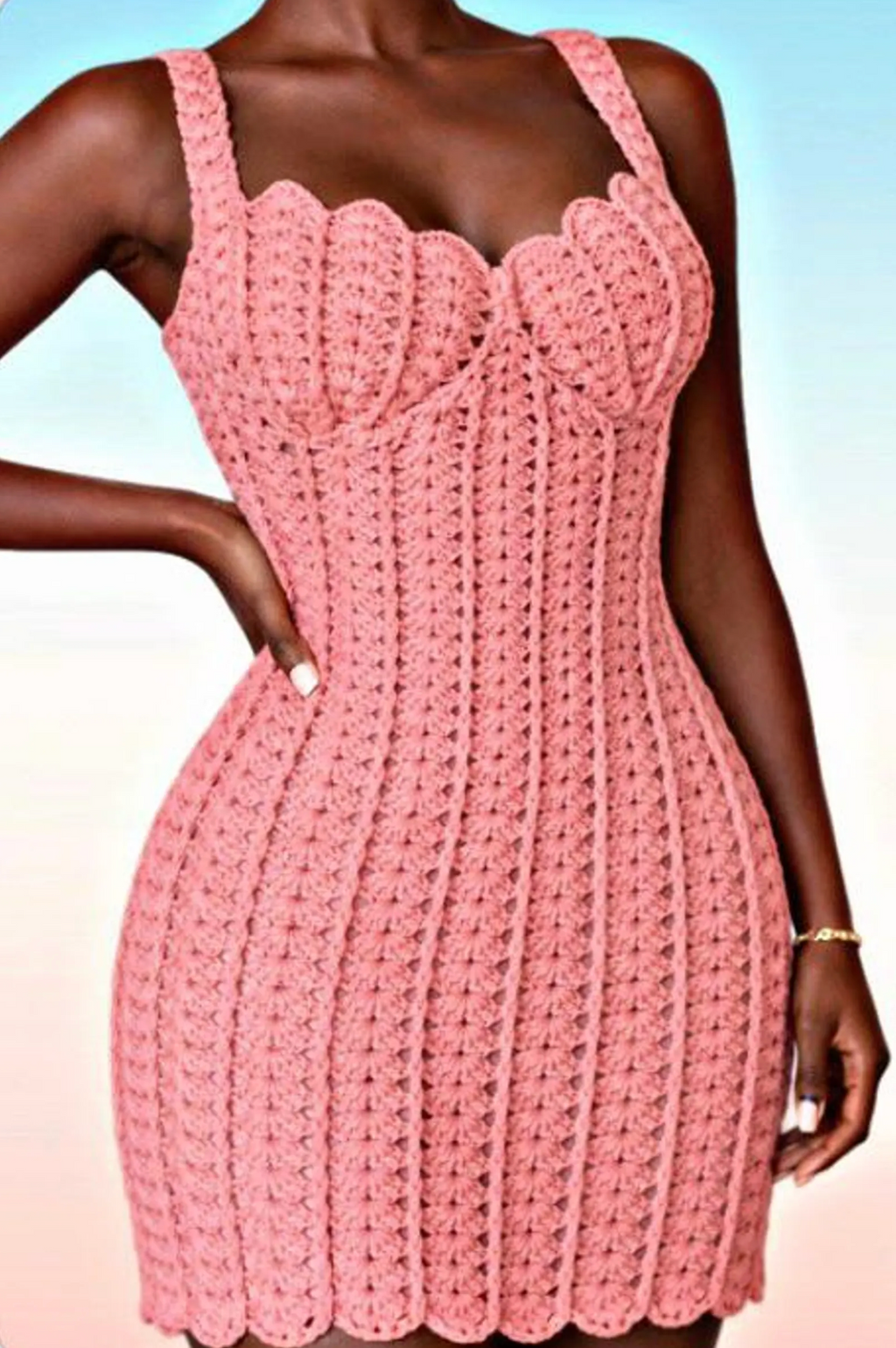 Crochet Bodycon Dress