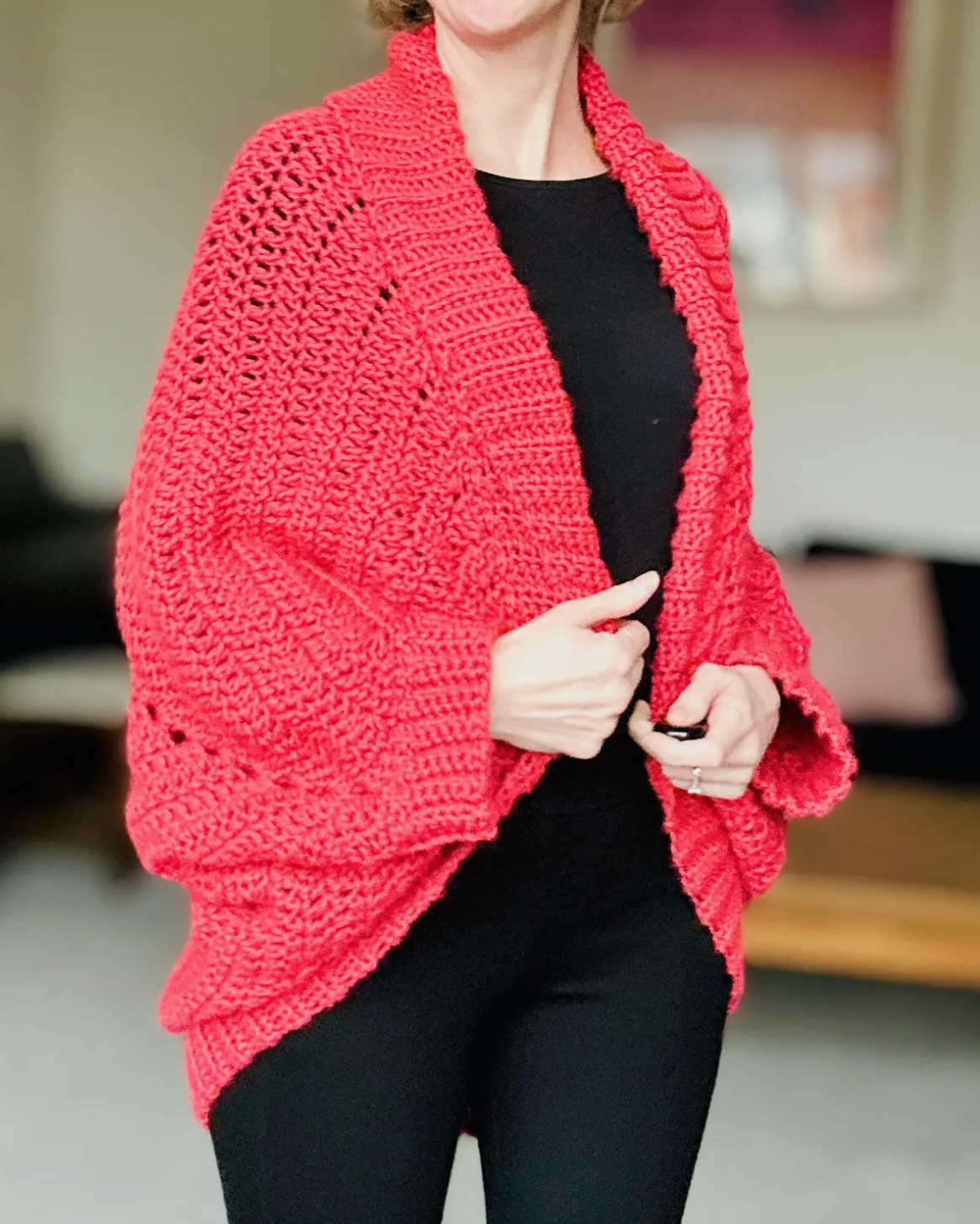 Crochet Cocoon Cardigan