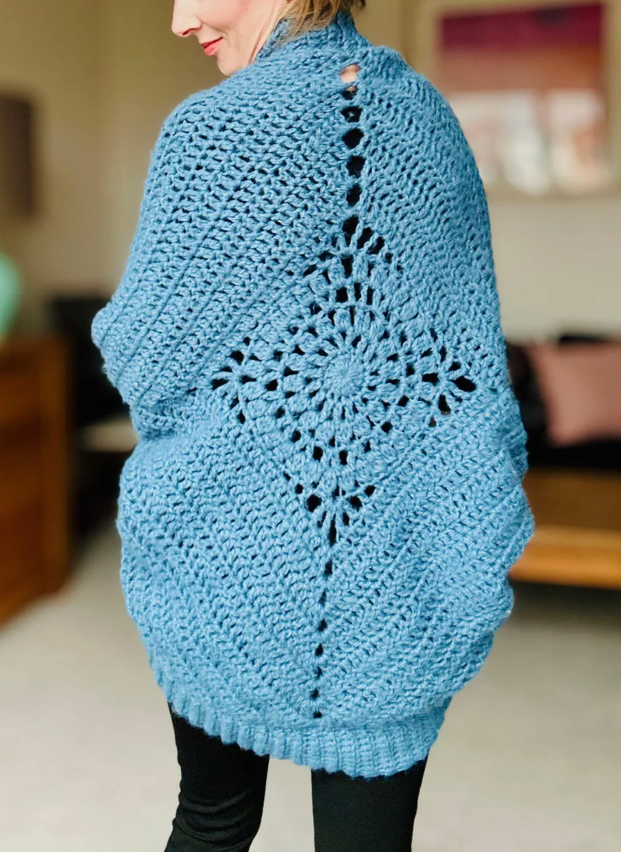 Crochet Cocoon Cardigan
