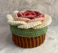 Crochet Rose Box