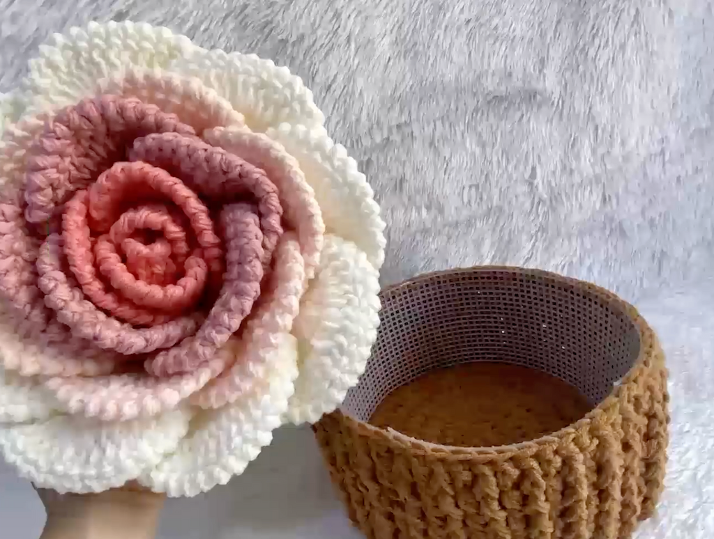 Crochet Rose Box