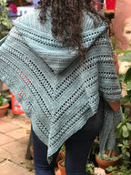 Hand Crochet Shrug With Pockets