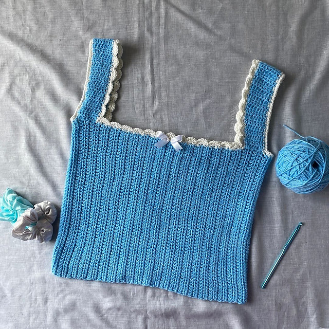 Cottagecore Summer Crop Top