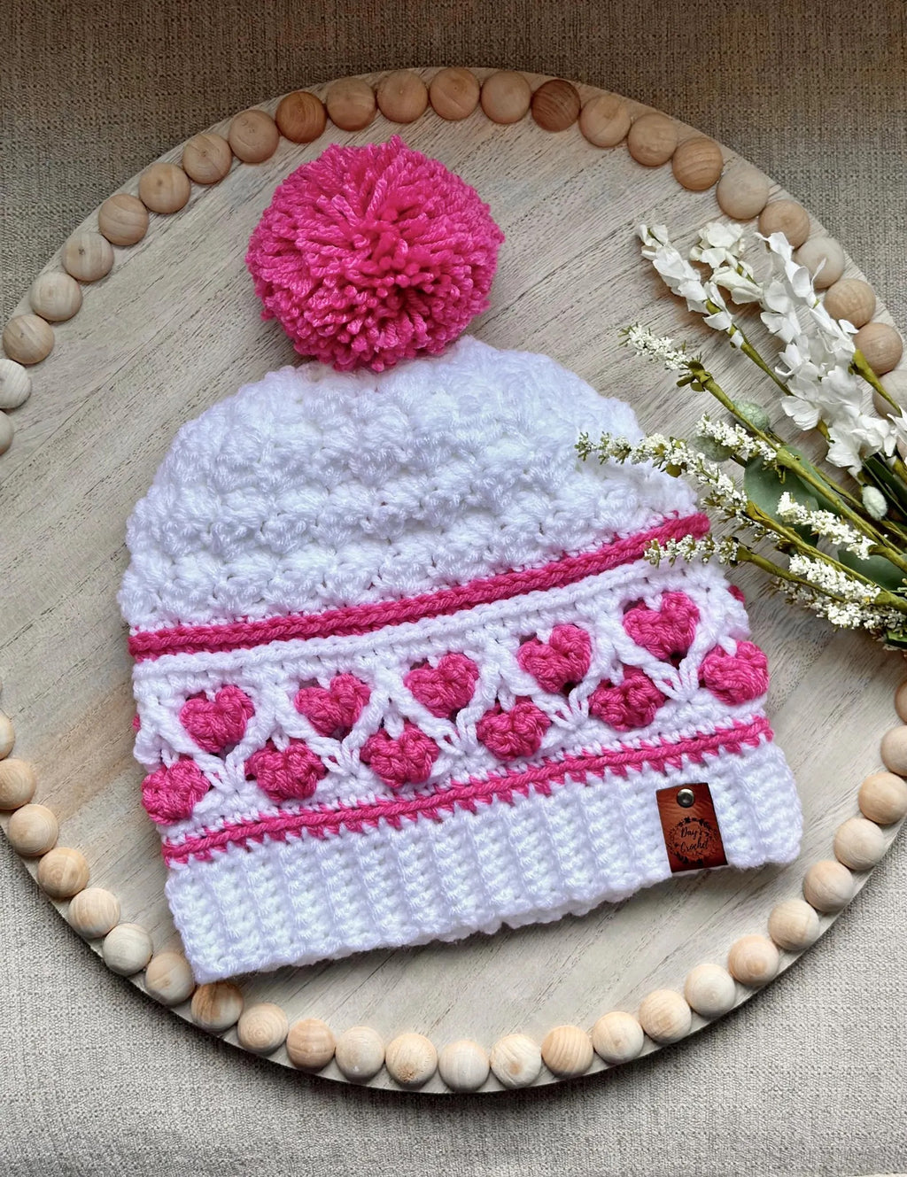Crochet Valentine Beanie