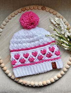Crochet Valentine Beanie