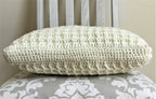 Pack of 2 - Crochet Waffle Pillow Case