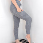 Crochet leggings with pockets