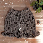 Cute Crochet Short Skirt