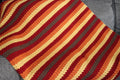 Falling Leaves Crochet Throw
