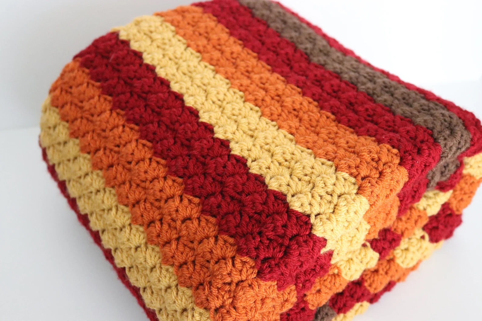 Falling Leaves Crochet Throw