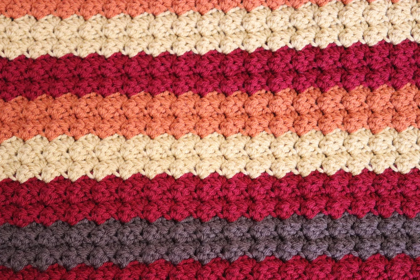 Falling Leaves Crochet Throw