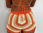 Geometric Crochet Shorts