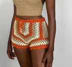 Geometric Crochet Shorts