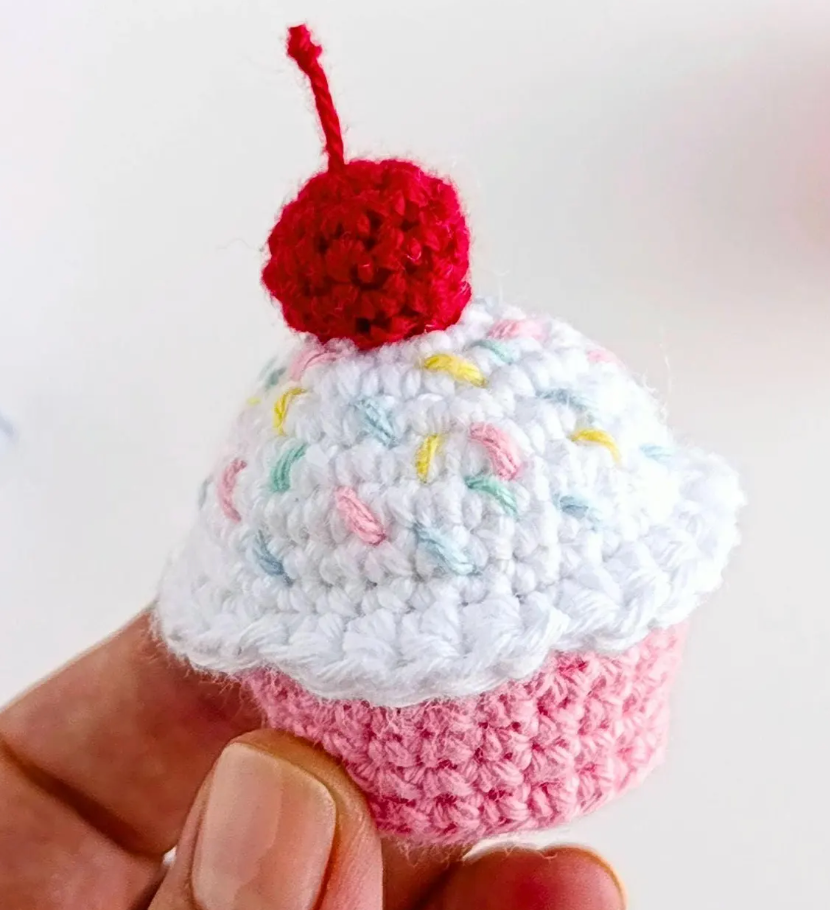 Mini Cupcake Crochet