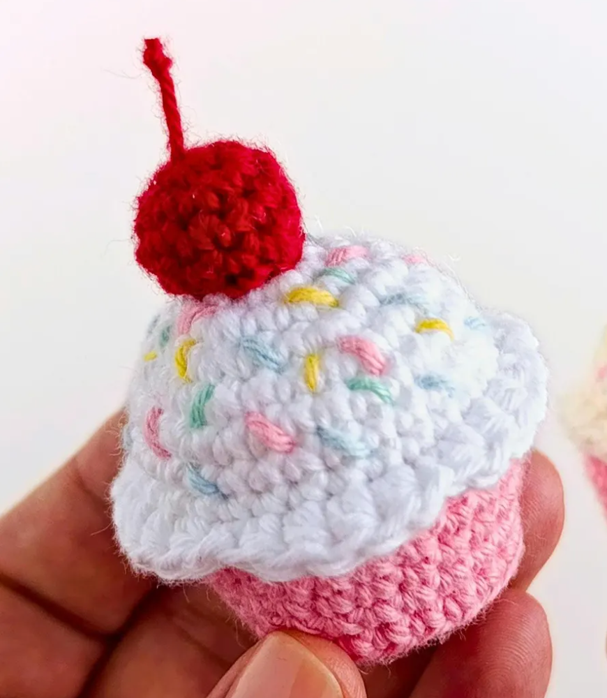 Mini Cupcake Crochet