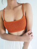 Alpine Stitch Crochet Bralette