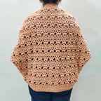 Pumpkin Pie Cocoon Shrug