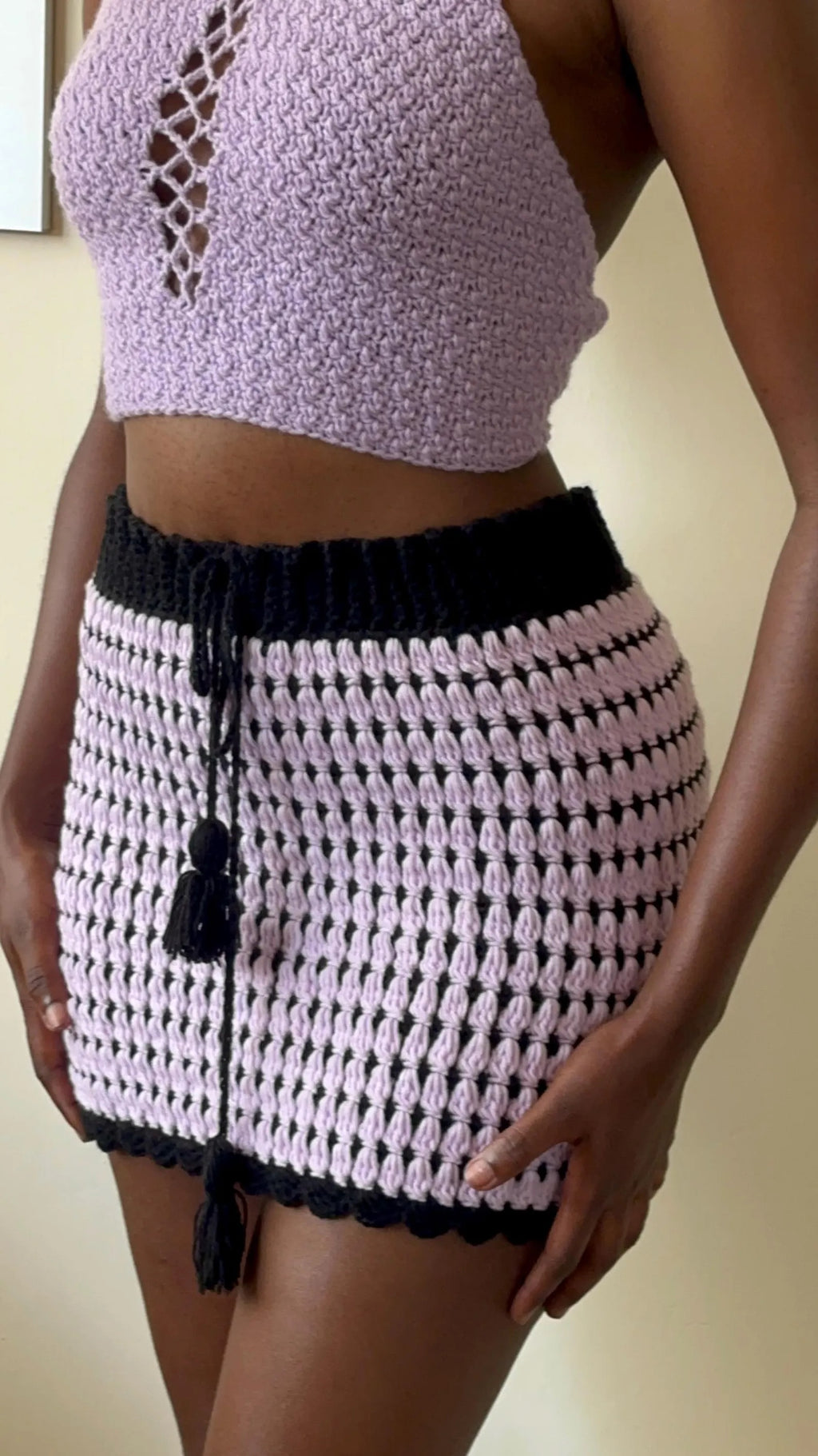 Raindrop Crochet Skirt