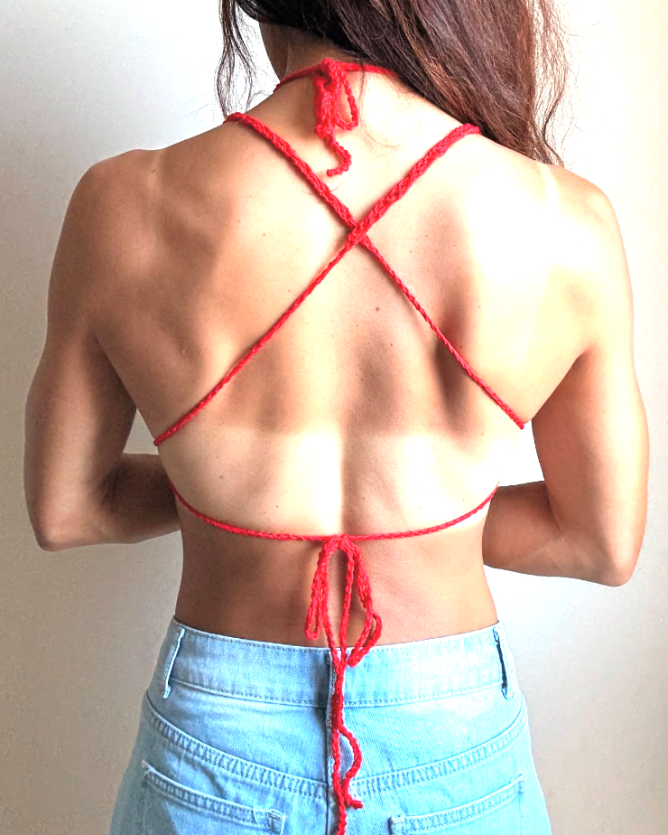 Butterfly Crochet Top