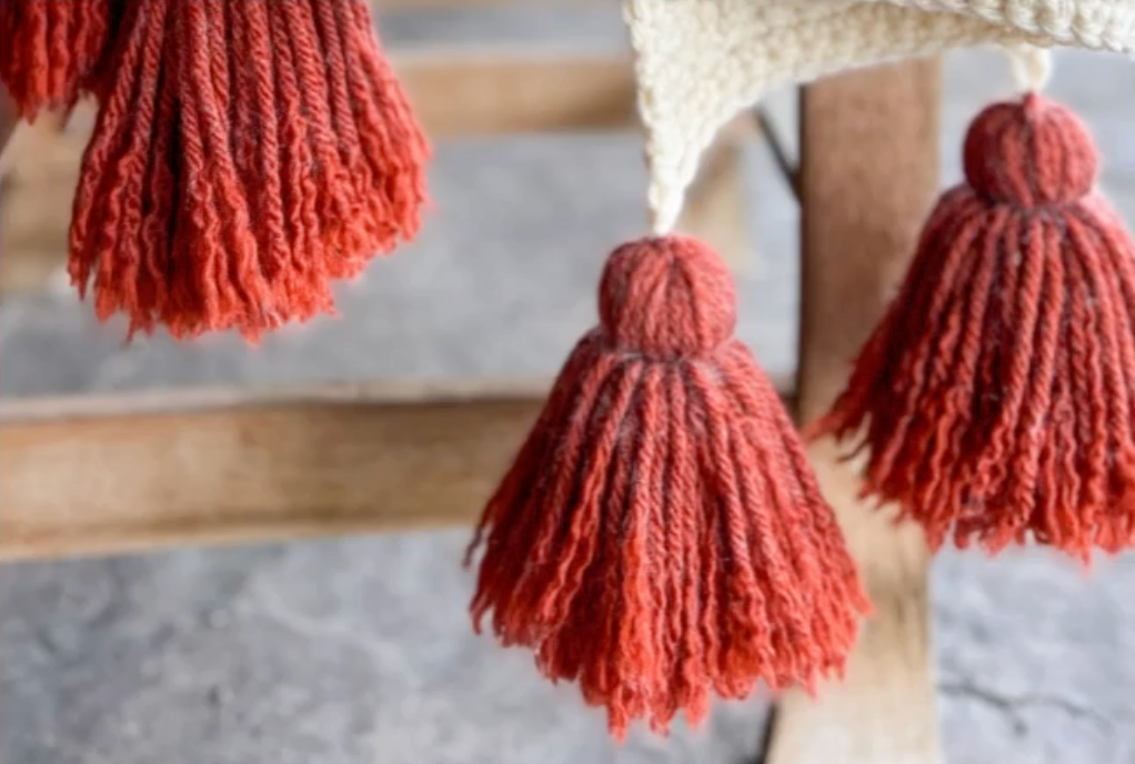 Rustic Hand Crochet Throw