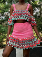 Cute Pink Frilly Skirt