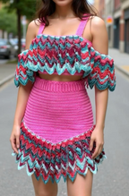 Cute Pink Frilly Skirt