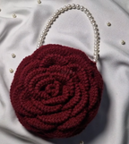 Crochet Rose Bag