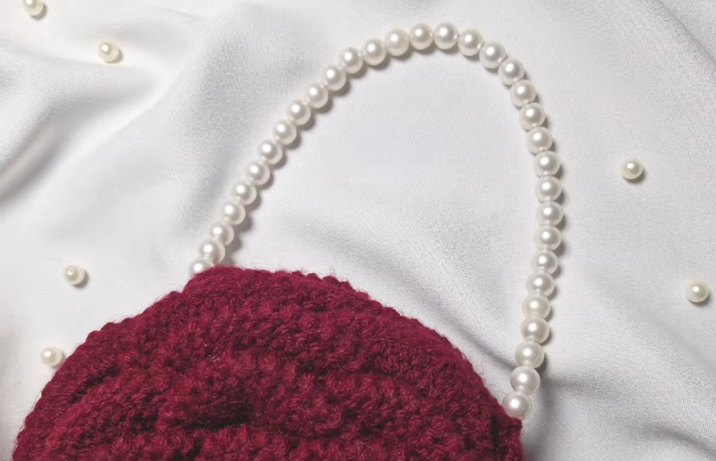 Crochet Rose Bag