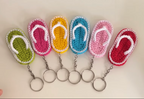 Pack of 6 - Slipper Keychains