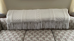 Winter White Crochet Throw