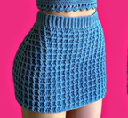Women Waffle Skirt