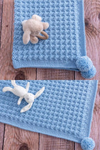 Pastel Blue Baby Blanket