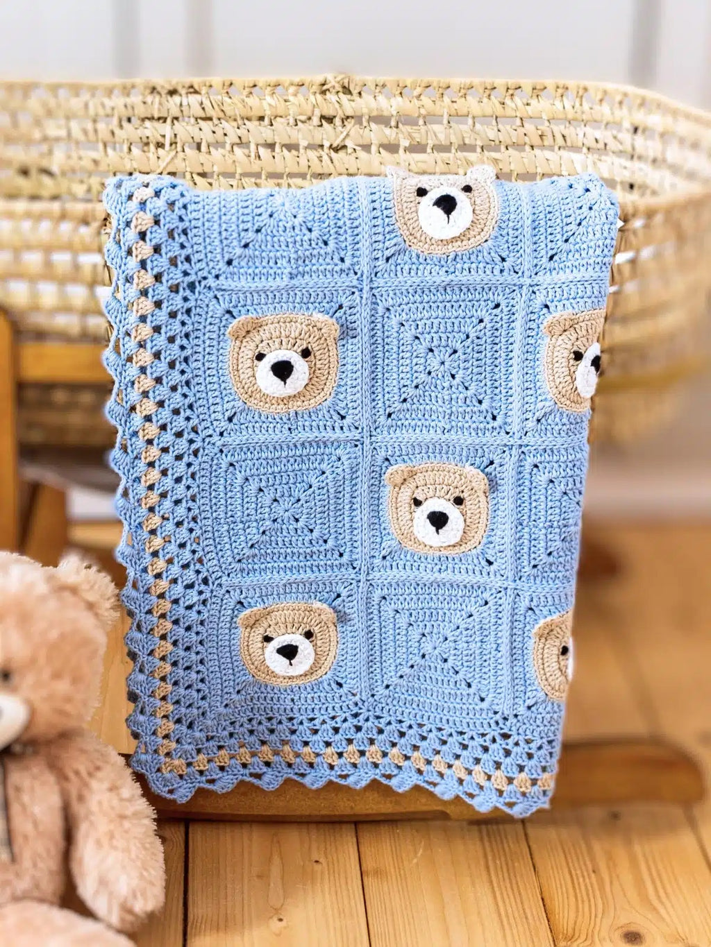 Baby Bear Crochet Blankie