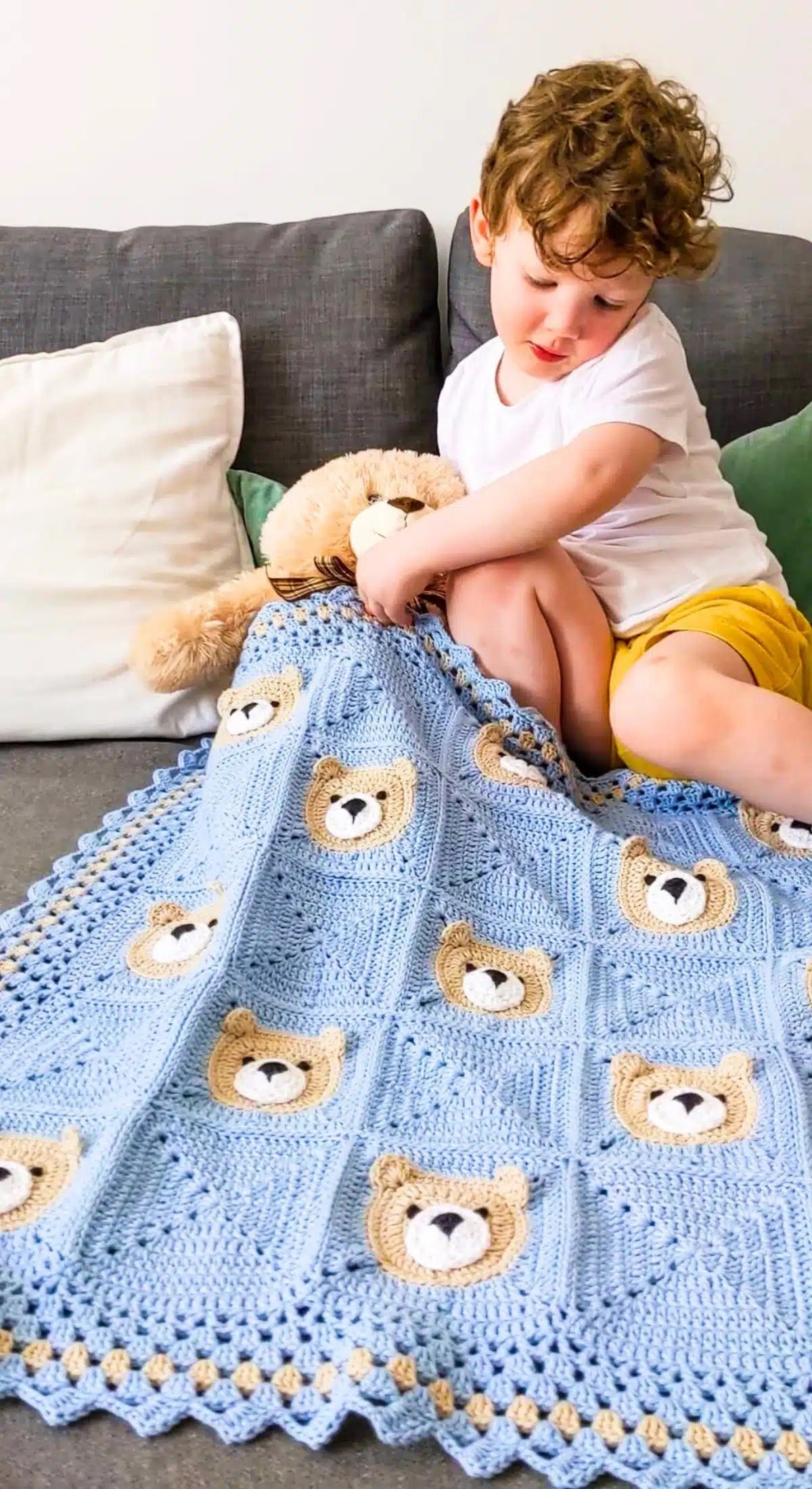 Baby Bear Crochet Blankie