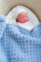 Pastel Blue Baby Blanket