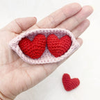 Peas in a Pod Crochet Charm